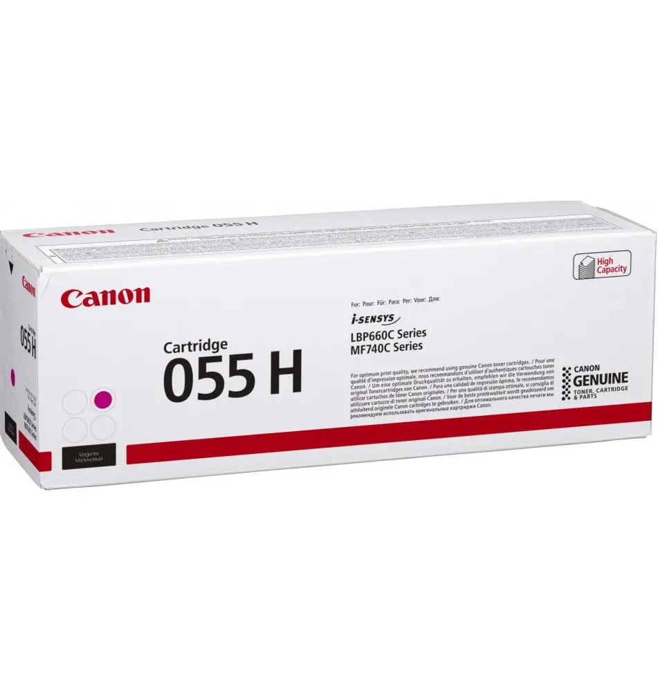 Toner CANON 055H (Laser - 5900 páginas - Magenta)