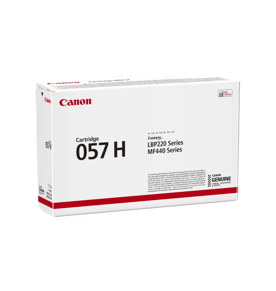 Toner CANON i-SENSYS 057H (Laser - 10000 páginas - Preto)