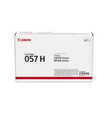 Toner CANON i-SENSYS 057H (Laser - 10000 páginas - Preto)