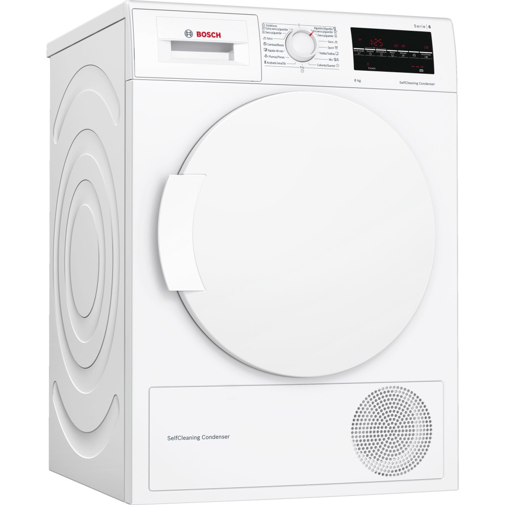 Bosch Serie 6 WTW87641ES máquina de secar Independente Carregamento frontal 8 kg A+++ Branco