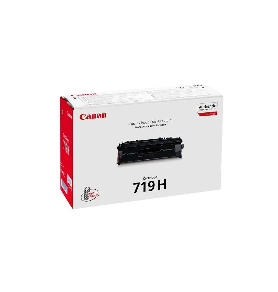 Toner CANON CRG 719H BK (Laser - 6400 páginas - Preto)