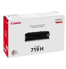 Toner CANON CRG 719H BK (Laser - 6400 páginas - Preto)