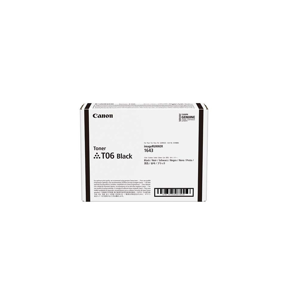 Toner CANON T06 (Laser - 20500 páginas - Preto)