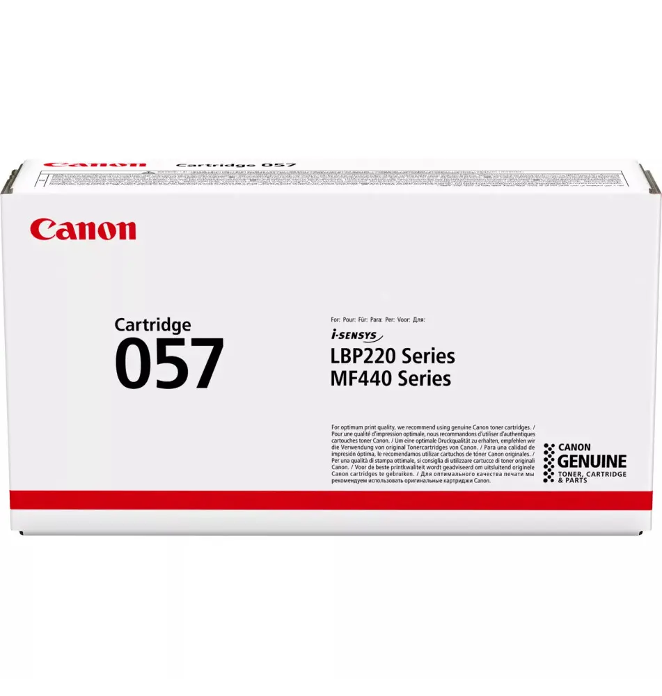 Toner CANON 057 (Laser - 3100 páginas - Preto)