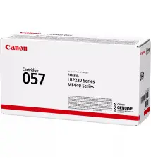 Toner CANON 057 (Laser - 3100 páginas - Preto)