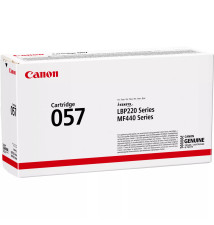Toner CANON 057 (Laser - 3100 páginas - Preto)