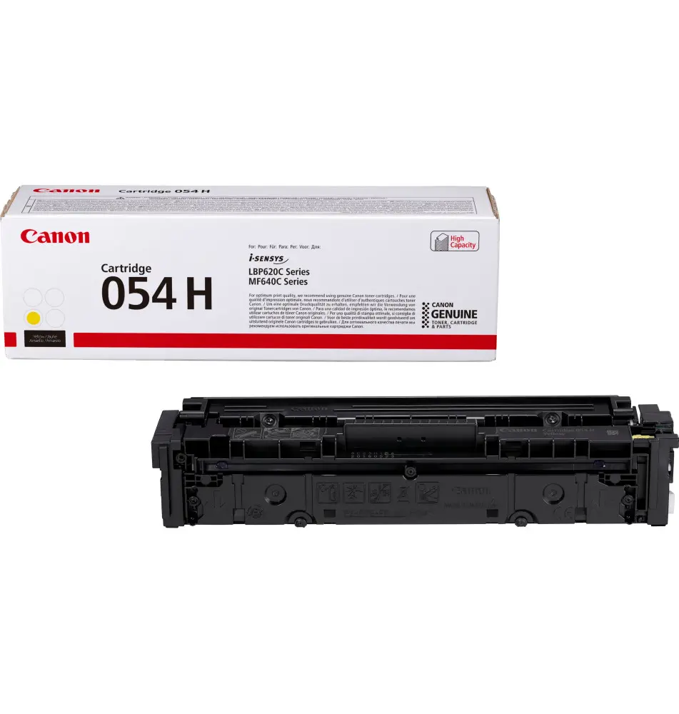 Toner CANON 054H (Laser - 2300 páginas - Amarelo)