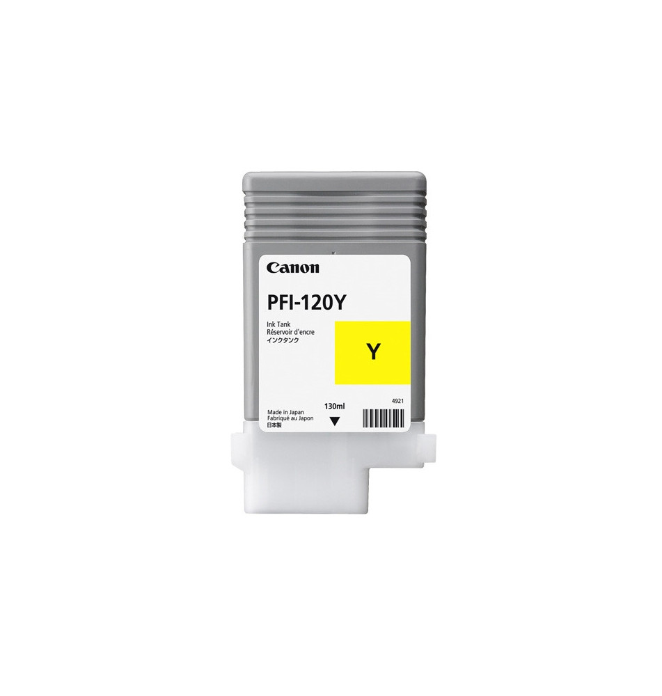 Tinteiro CANON PFI-120Y (130ml - À Base de Pigmentos - Amarelo)