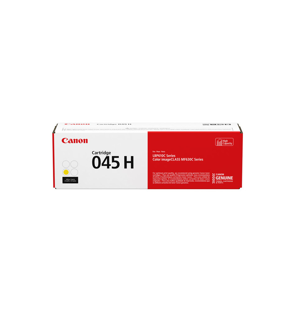 Toner CANON 045H (Laser - 2200 páginas - Amarelo)