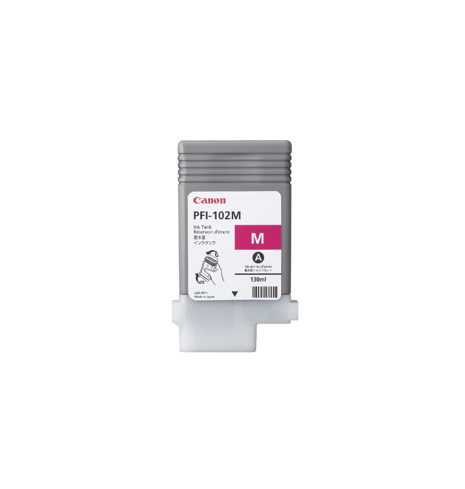 Tinteiro CANON PFI-102M (130ml - À Base de Pigmentos - Magenta)