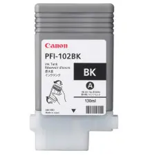 Tinteiro CANON PFI-102BK (130ml - 1100 páginas - Preto)