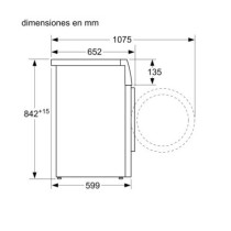 Siemens iQ700 WT47XKH1ES máquina de secar Independente Carregamento frontal Branco