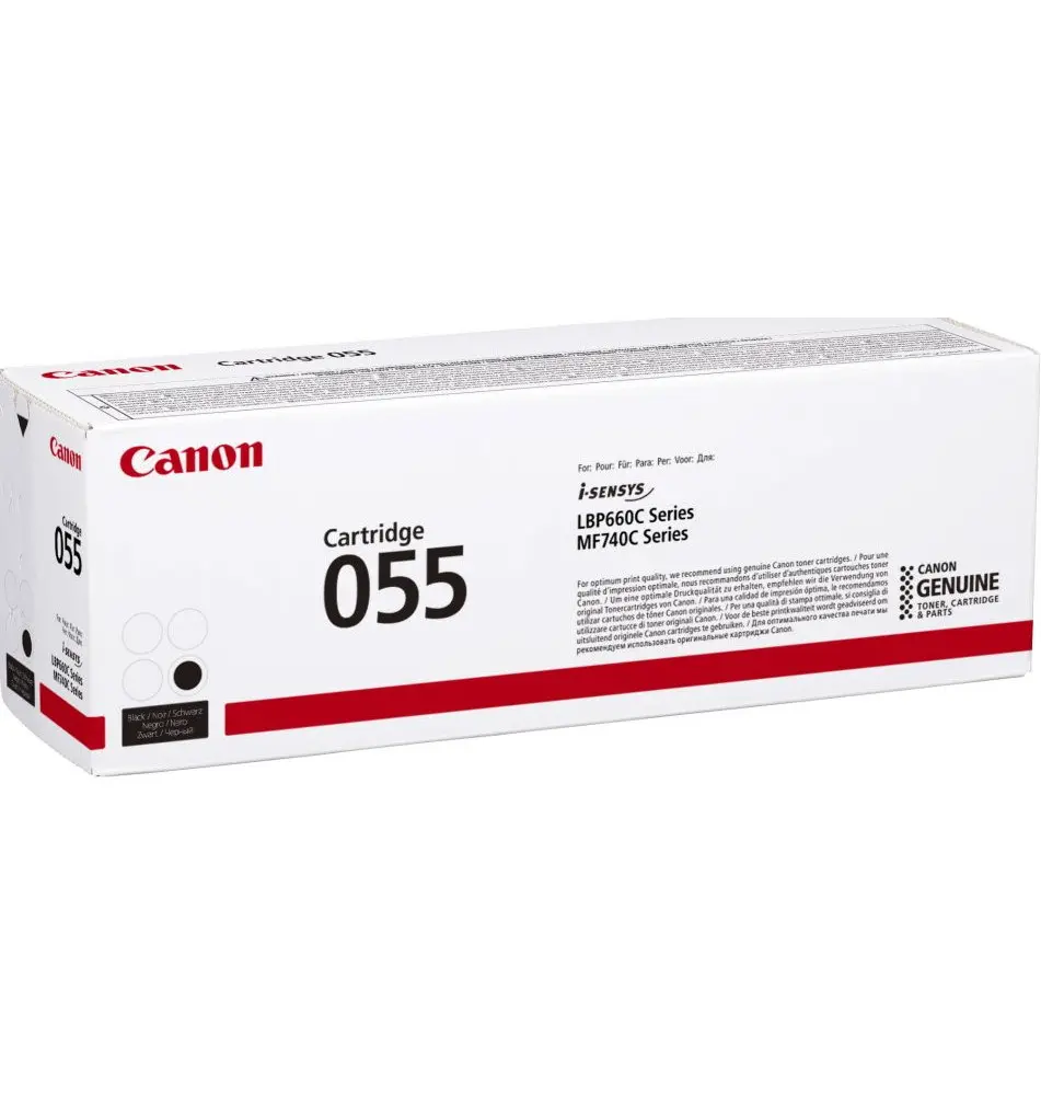 Toner CANON 055 (Laser - 2300 páginas - Preto)