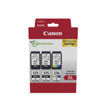 Tinteiro CANON 575XL x2 576XL (15ml Preto - 12,6ml Cor - Preto Ciano Magenta Amarelo)