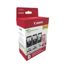 Tinteiro CANON 560XL x2 561XL (14,3ml Preto - 12,2ml Cor - Preto Ciano Magenta Amarelo)