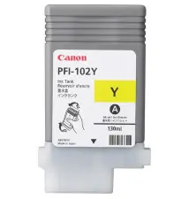 Tinteiro CANON PFI-102Y (130ml - 1100 páginas - Amarelo)