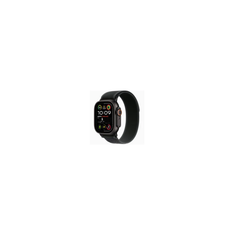 Apple Watch Ultra 2 GPS + Cellular 49mm Black Titanium c/ Bracelete Loop Trail Black - Small/Medium