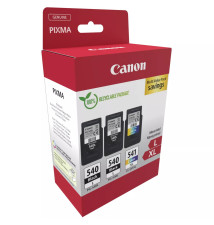 Tinteiro CANON 540L x2 541XL (11ml Preto - 15ml Cor - Preto Ciano Magenta Amarelo)
