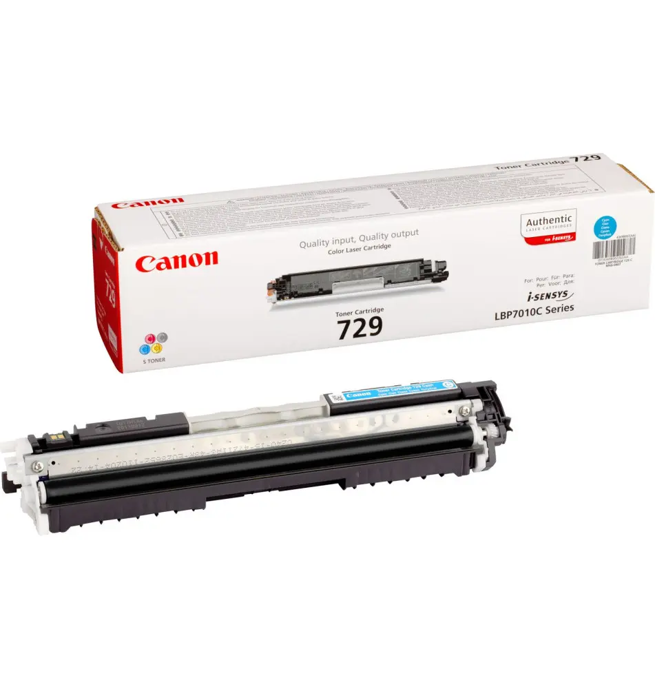 Toner CANON CRG-729C (Laser - 1000 páginas - Ciano)