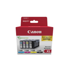 Tinteiro CANON 1500XL (1200 páginas Preto - 1000 páginas Cor - Ciano Magenta Amarelo Preto)
