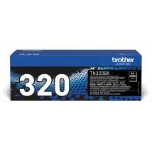 Toner BROTHER TN-320BK (Laser - 2500 páginas - Preto)