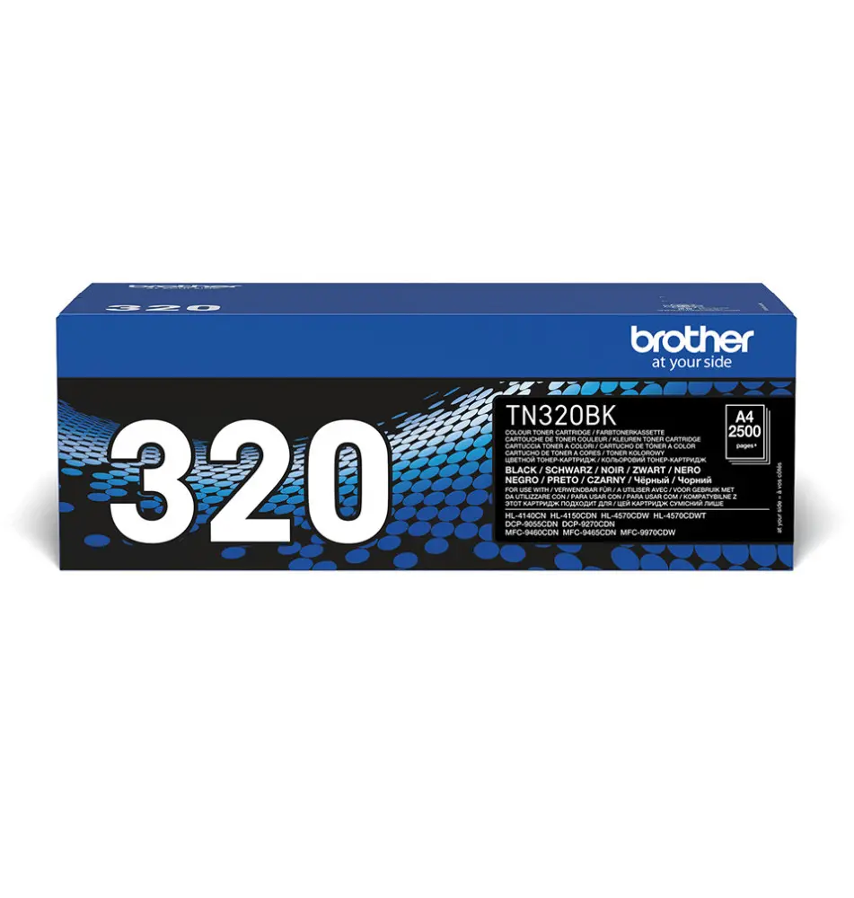 Toner BROTHER TN-320BK (Laser - 2500 páginas - Preto)