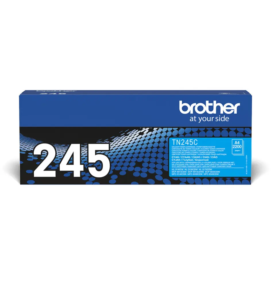 Toner BROTHER TN-245C (Laser - 2200 páginas - Ciano)