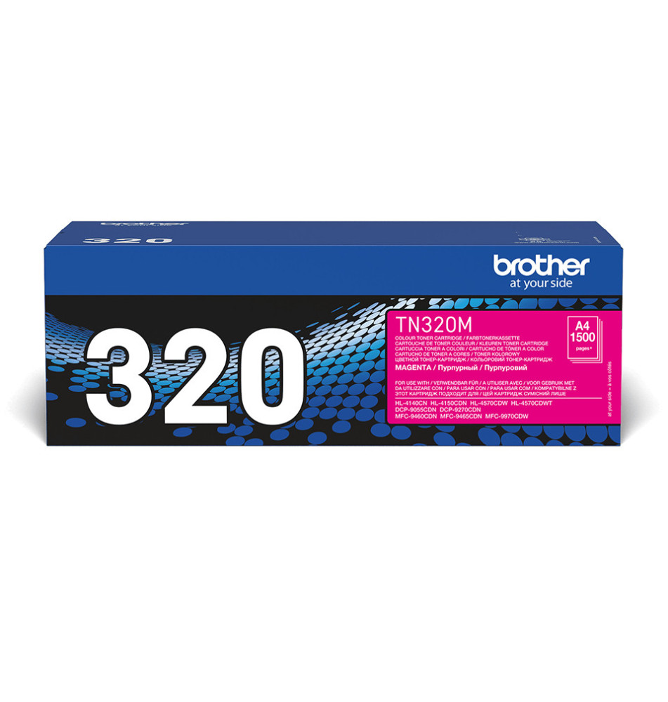 Toner BROTHER TN-320M (Laser - 1500 páginas - Magenta)