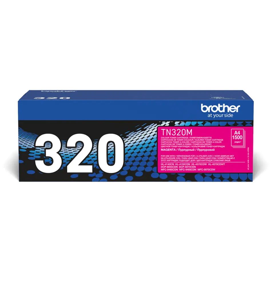 Toner BROTHER TN-320M (Laser - 1500 páginas - Magenta)