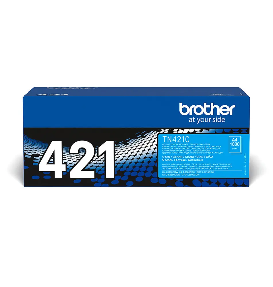 Toner BROTHER TN-421C (Laser - 1800 páginas - Ciano)