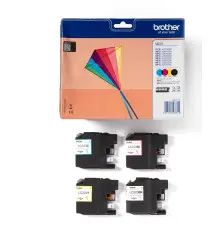 Tinteiro BROTHER LC223 (550 páginas Preto - 550 páginas Cor - Preto Ciano Magenta Amarelo)