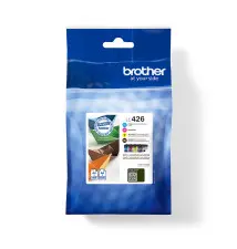 Tinteiro BROTHER LC426 (3000 páginas Preto - 1500 páginas Cores - Preto Ciano Magenta Amarelo)