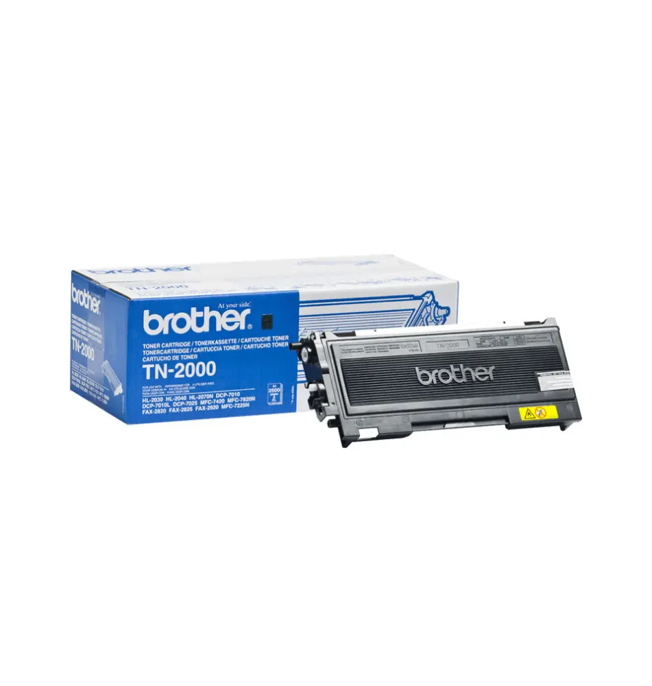 Toner BROTHER TN-2000 (Laser - 2500 páginas - Preto)