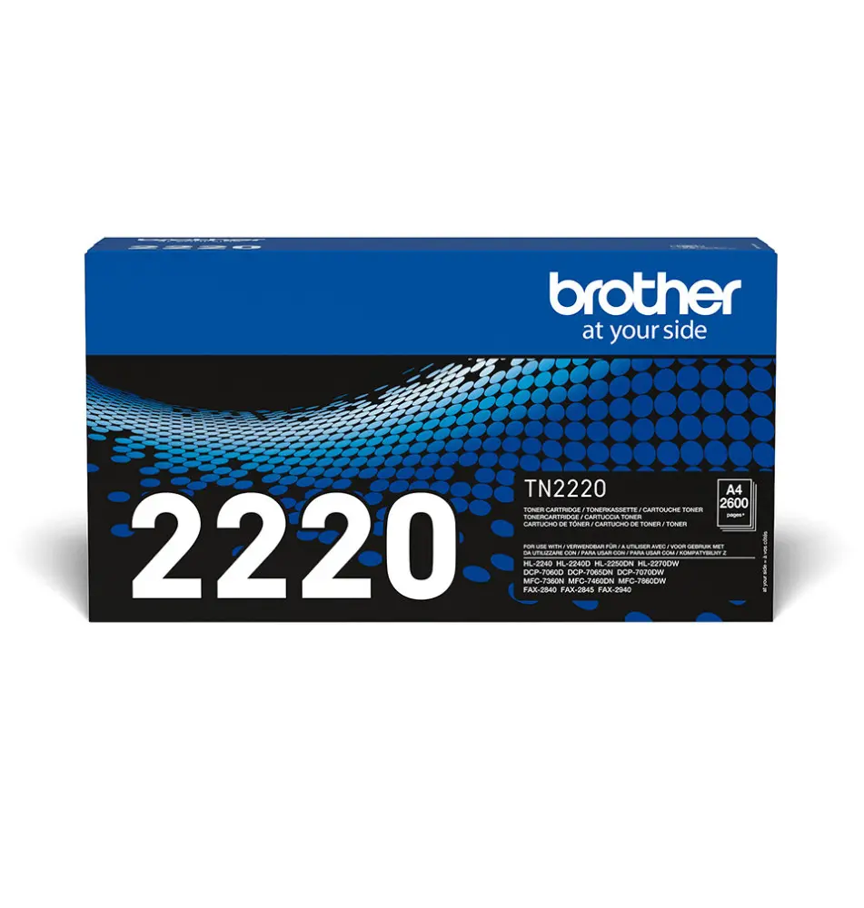 Toner BROTHER TN-2220 (Laser - 2600 páginas - Preto)
