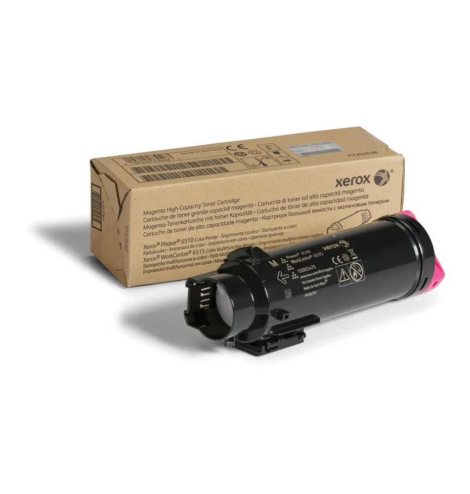 Toner XEROX PHASER 6510 (Laser - 2400 páginas - Magenta)