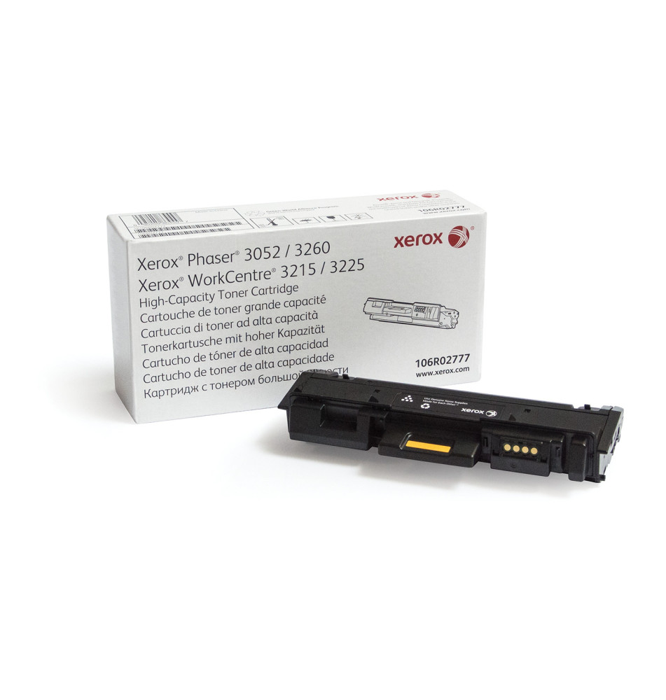 Toner XEROX 106R02777 (Laser - 3000 páginas - Preto)