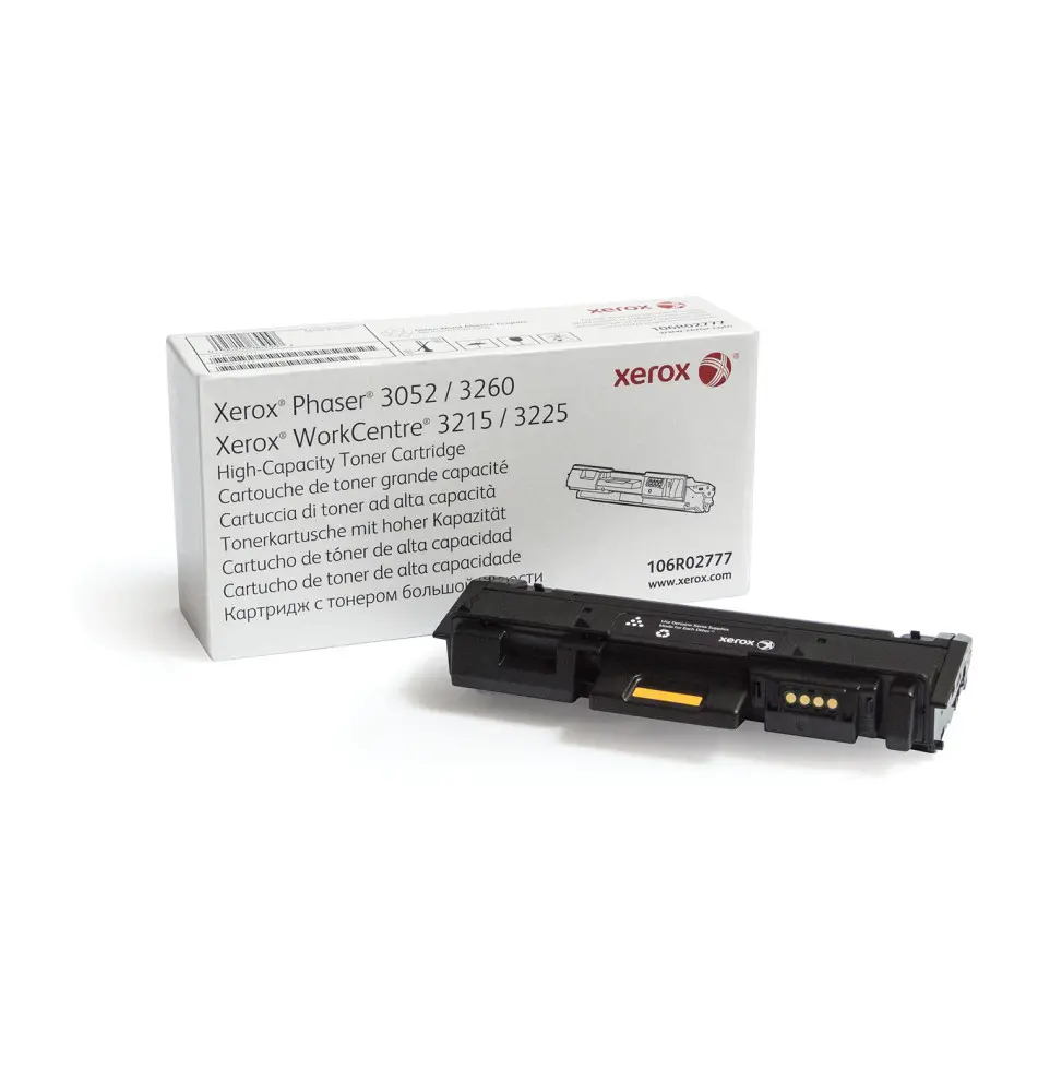 Toner XEROX 106R02777 (Laser - 3000 páginas - Preto)