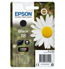 Tinteiro EPSON Black 18 Claria Home Ink (5,2ml - 175 páginas - Foto Preto)