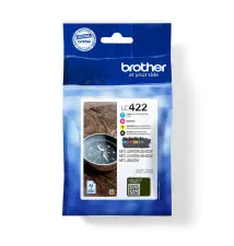 Tinteiro BROTHER LC422 (550 páginas - A4 - Preto Ciano Magenta Amarelo)
