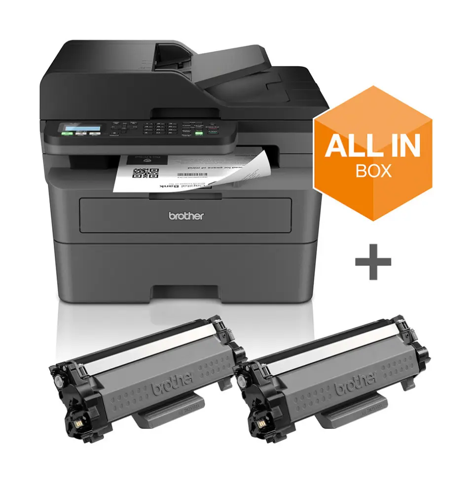 Impressora Multifunções BROTHER MFC-L2827 (Laser - A4 - Monocromática)