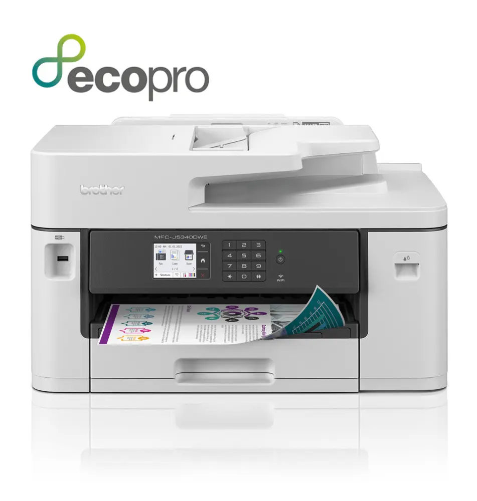Impressora Multifunções BROTHER MFC-J5340 (Jato de Tinta - A4 - Impressão a Cores)