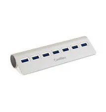 Hub de Interface USB COOLBOX (7 Portas - 5000 Mbit s - Alumínio)