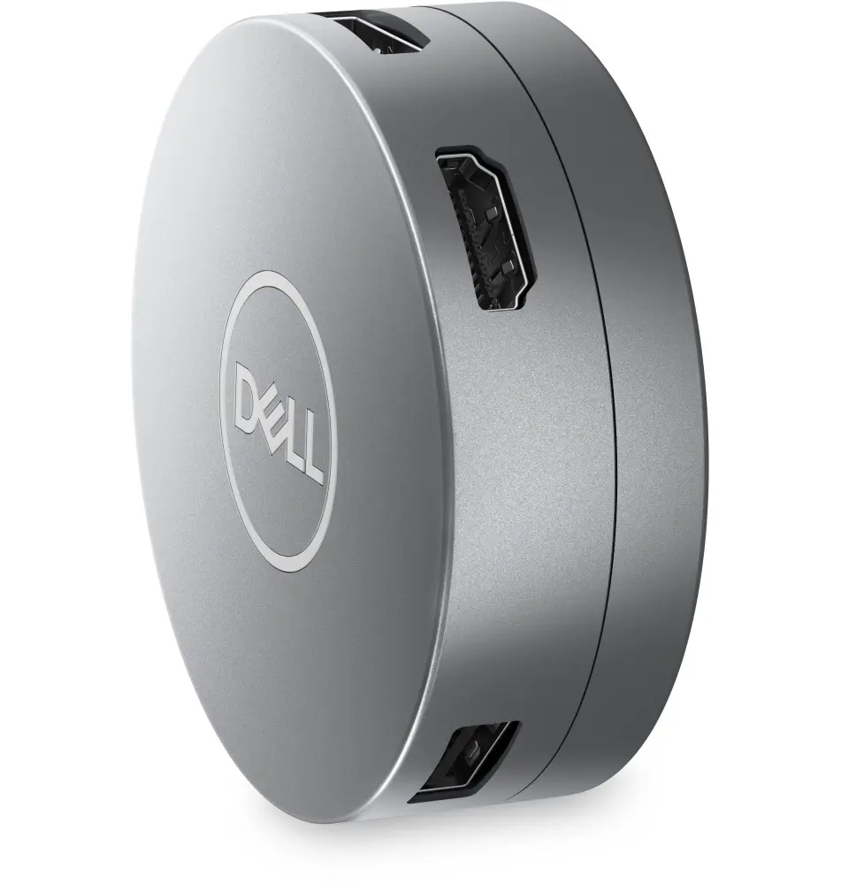Docking Station DELL DA305 (6 Portas - DisplayPort USB-C HDMI USB-A Ethernet - Prateado)