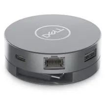 Docking Station DELL DA305 (6 Portas - DisplayPort USB-C HDMI USB-A Ethernet - Prateado)