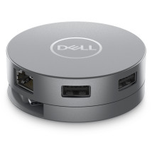Docking Station DELL DA305 (6 Portas - DisplayPort USB-C HDMI USB-A Ethernet - Prateado)