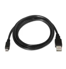 Cabo USB AISENS (USB-Micro-USB - 3m - Preto)