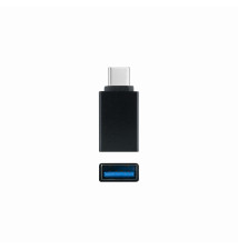 Adaptador União NANOCABLE (USB-C Macho - USB Fêmea - Preto)