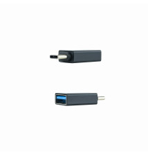 Adaptador União NANOCABLE (USB-C Macho - USB Fêmea - Preto)