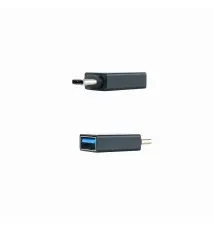 Adaptador União NANOCABLE (USB-C Macho - USB Fêmea - Preto)