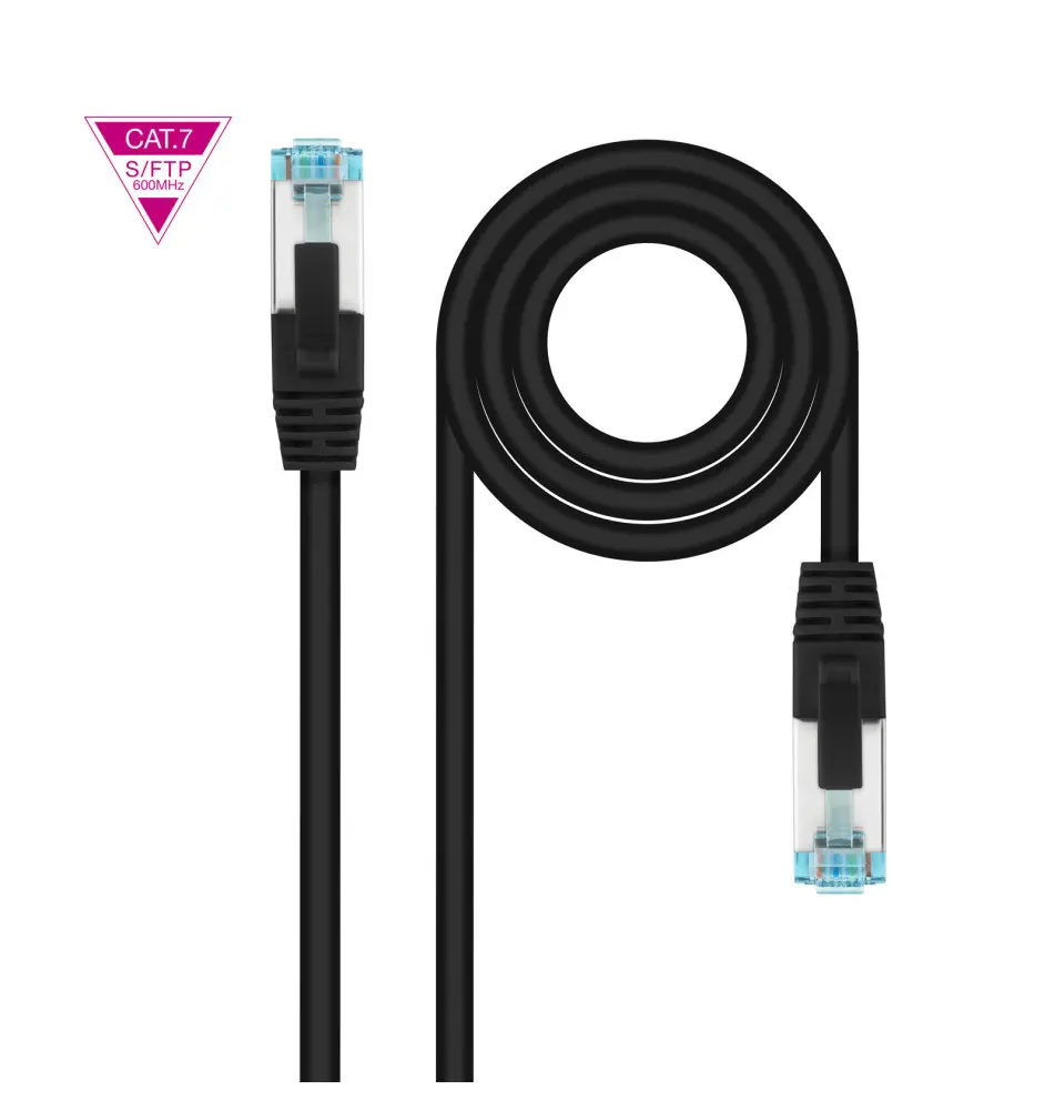 Cabo de Rede NANOCABLE (RJ-45 - Macho Macho - 1m)